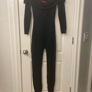 Lilly’s Kloset Chic Black Off-Shoulder Jumpsuit